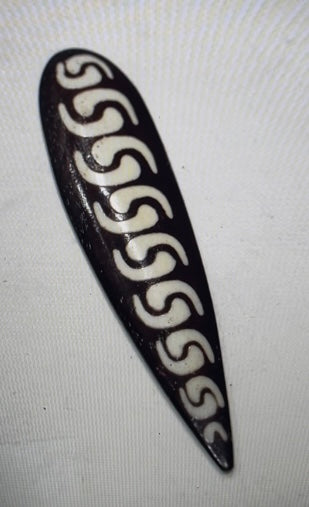 SVG Digital File-Batik Bone Bead (faux mud bone)