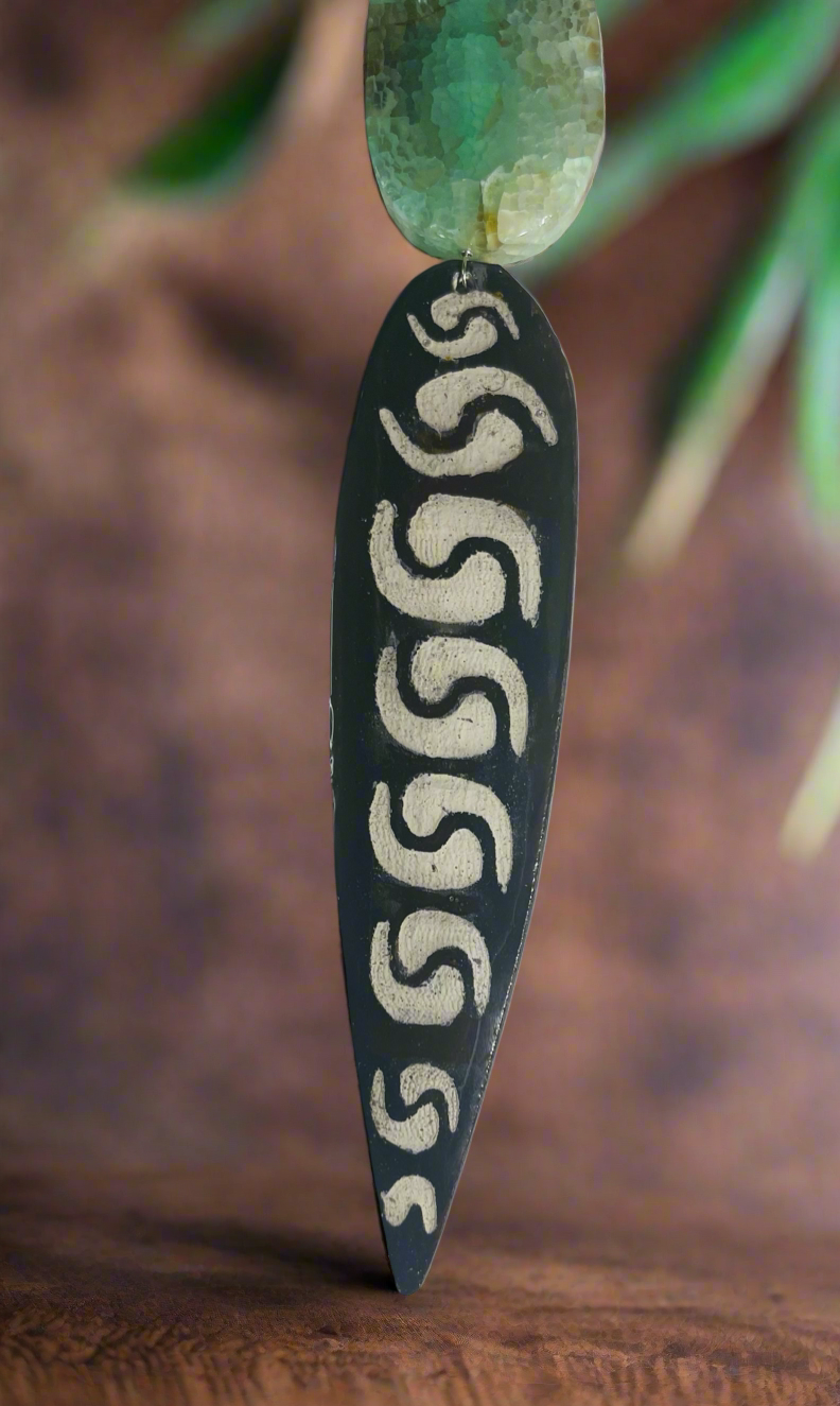 SVG Digital File-Batik Bone Bead (faux mud bone)