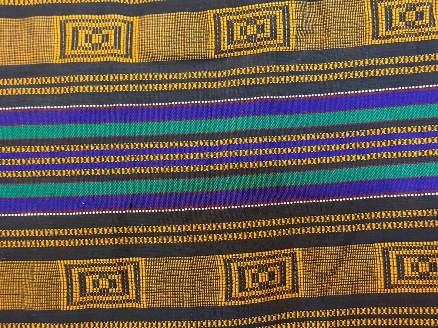 Orange/Purple/Green/Black/Woven African fabric by the yard-3 yard Max
