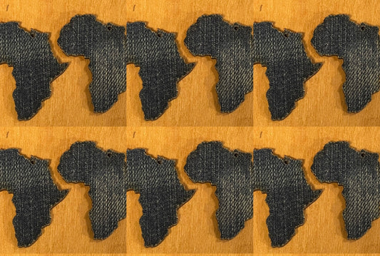 Denim Africa Beads