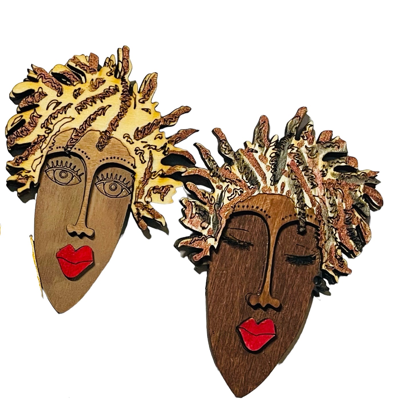 Lady Face Pin SVG - INSTANT Digital Download