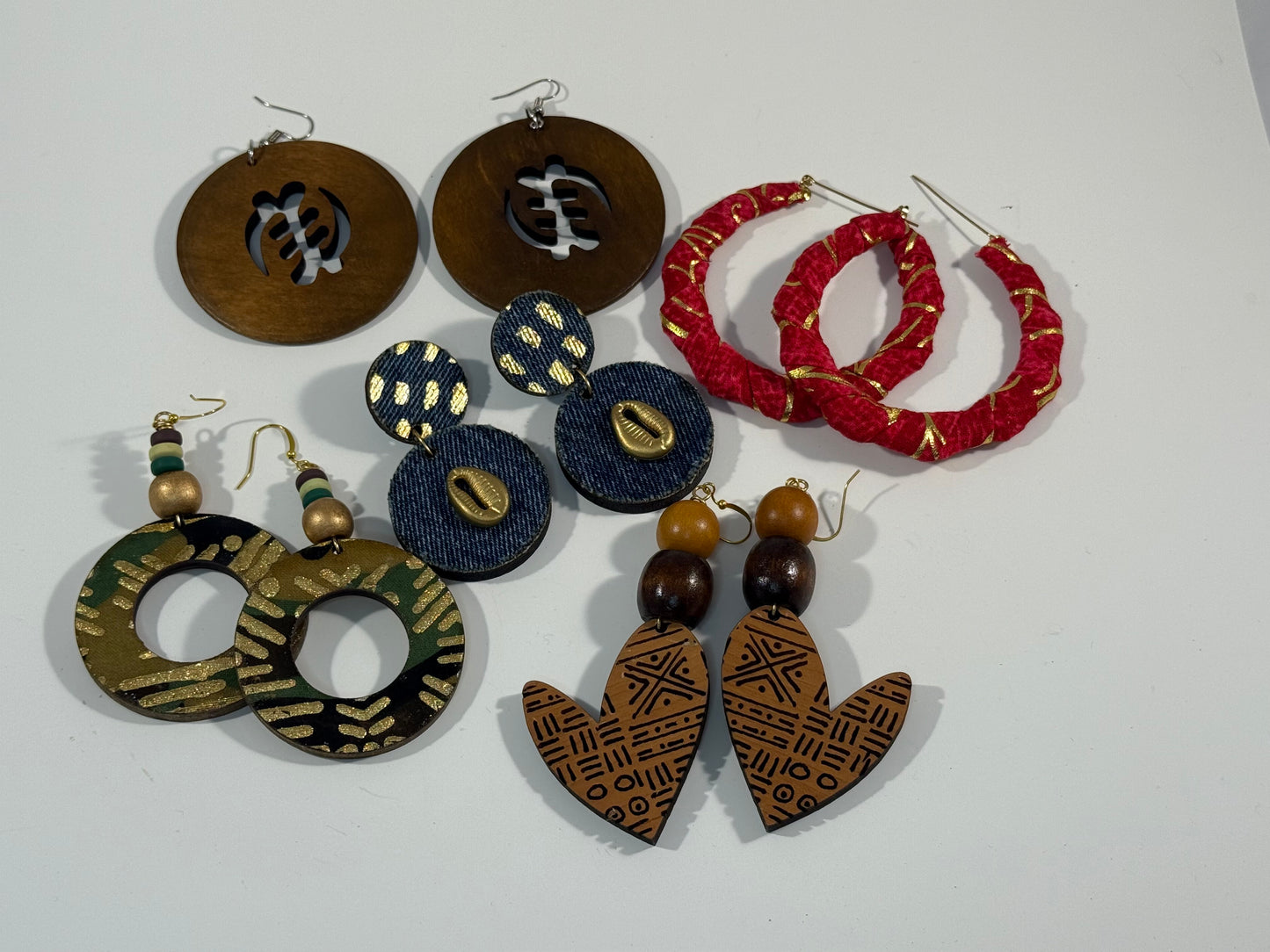 Handcrafted Earrings – Wholesale Bundle (Set of 5)