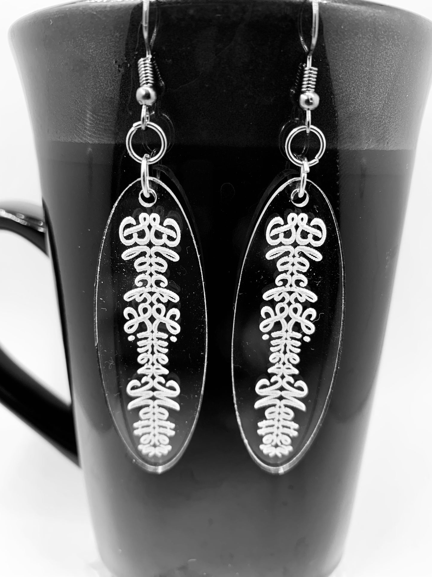 Black Lives Matter Acrylic Earrings