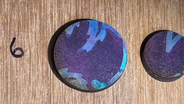 Fabric Covered Wood Beads 1.5 inch round