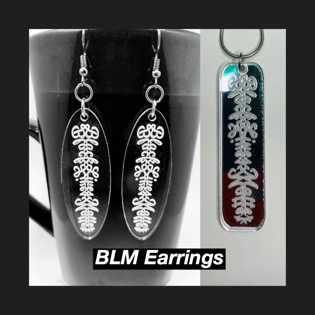 SVG Digital File-Black Lives Matter Earring/pendant