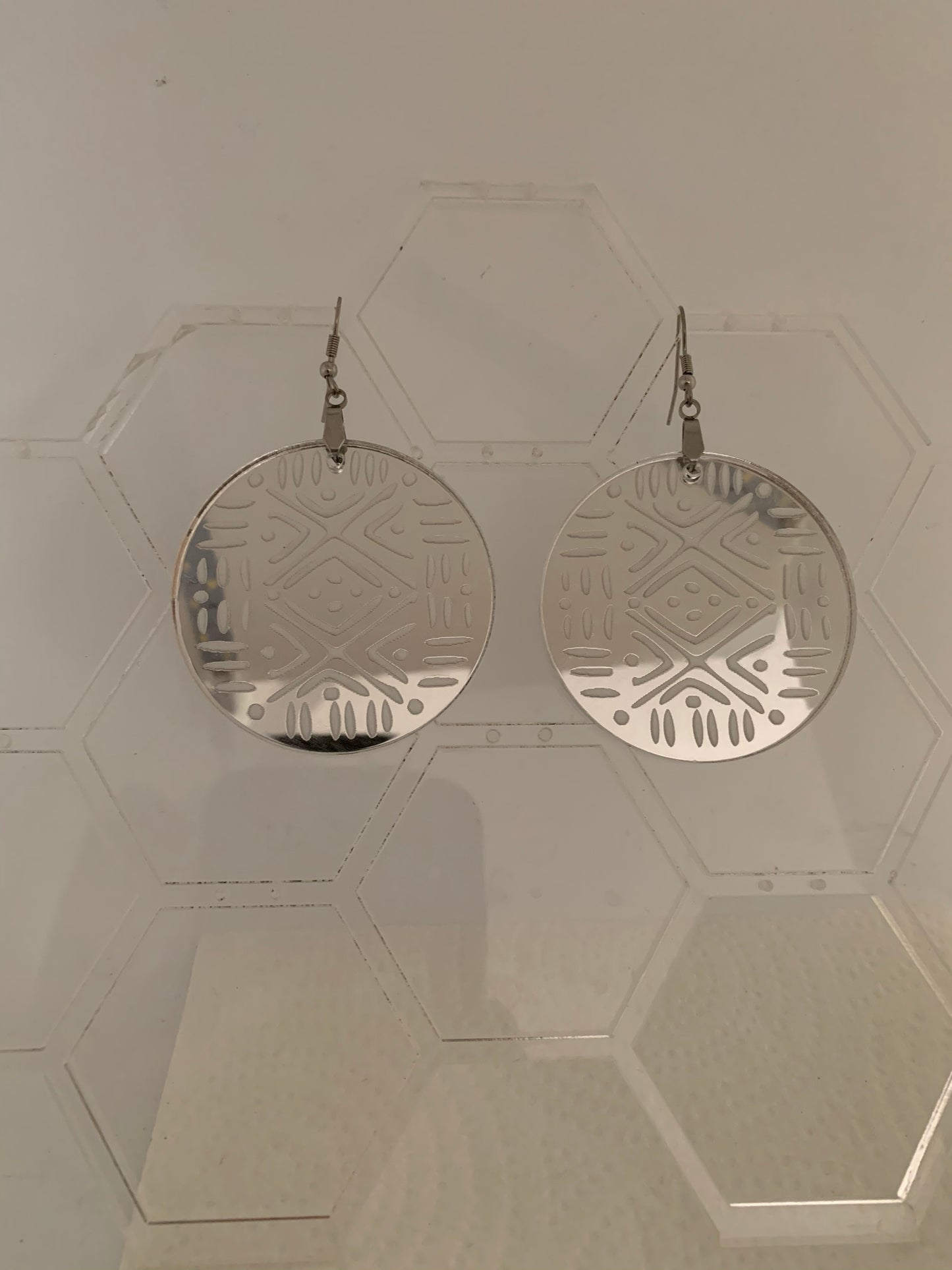 Mirror Mudcloth Earrings