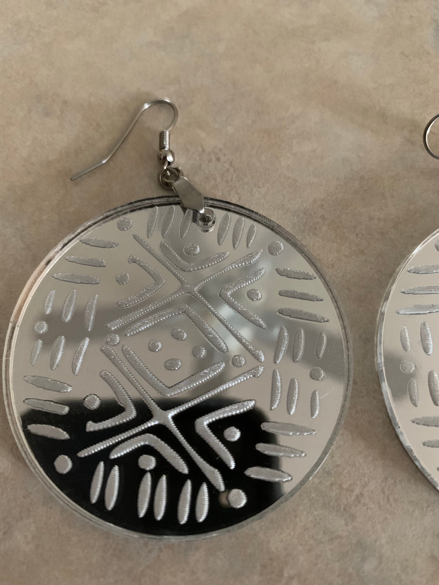 Mirror Mudcloth Earrings