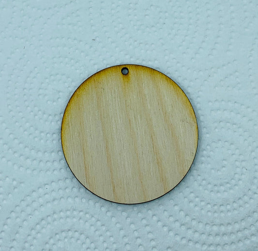 Wood earring blank laser cut shapes-Circle