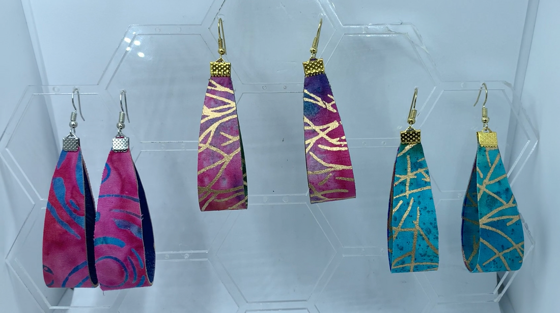 DIY Fabric & Leather Earrings: How to Turn Scrap Fabric into Stunning Handmade Jewelry