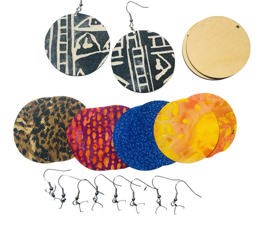 DIY Fabric Earrings Kit