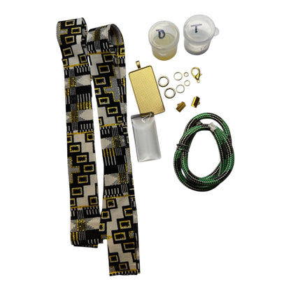 Designer Kit: Fabric Cord Pendant Necklace