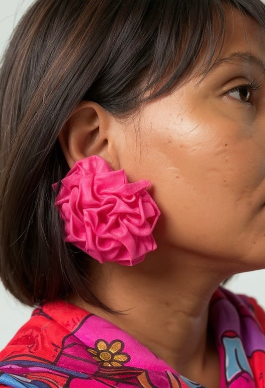Complete Kit: Scrunched Fabric Earring Kit (Make 5 Statement Pairs)