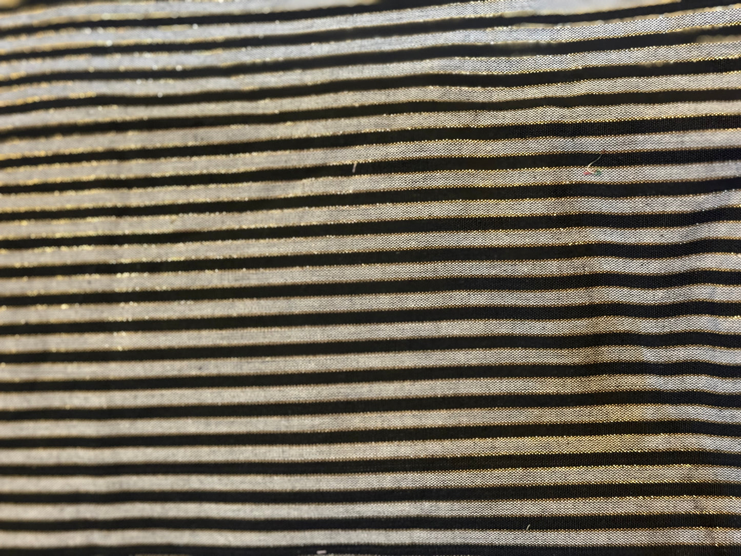Black/Grey/Gold Stripes African print fabric by the yard-3 yard Max