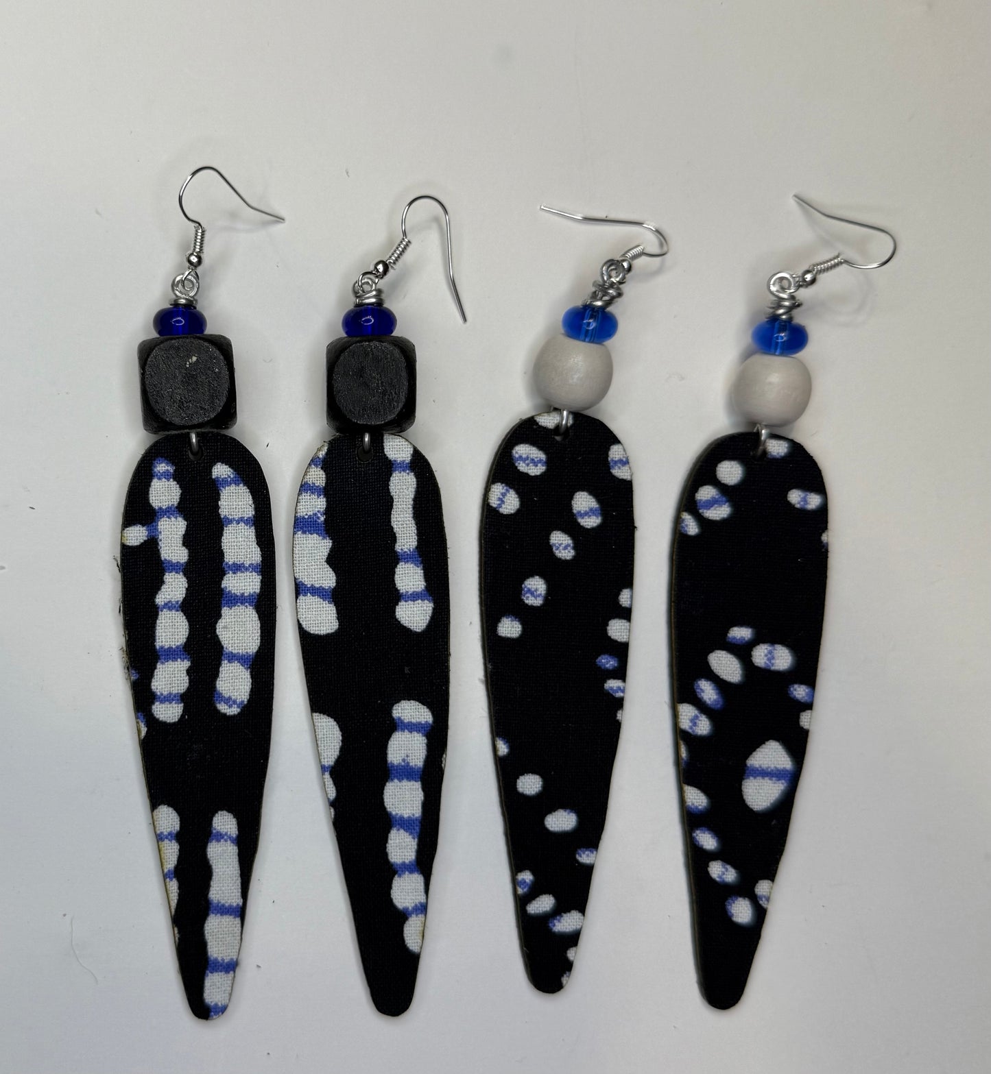 Fabric Faux Batik Beads