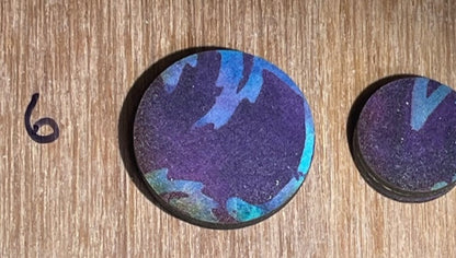 Fabric Covered Wood Beads 1 inch round