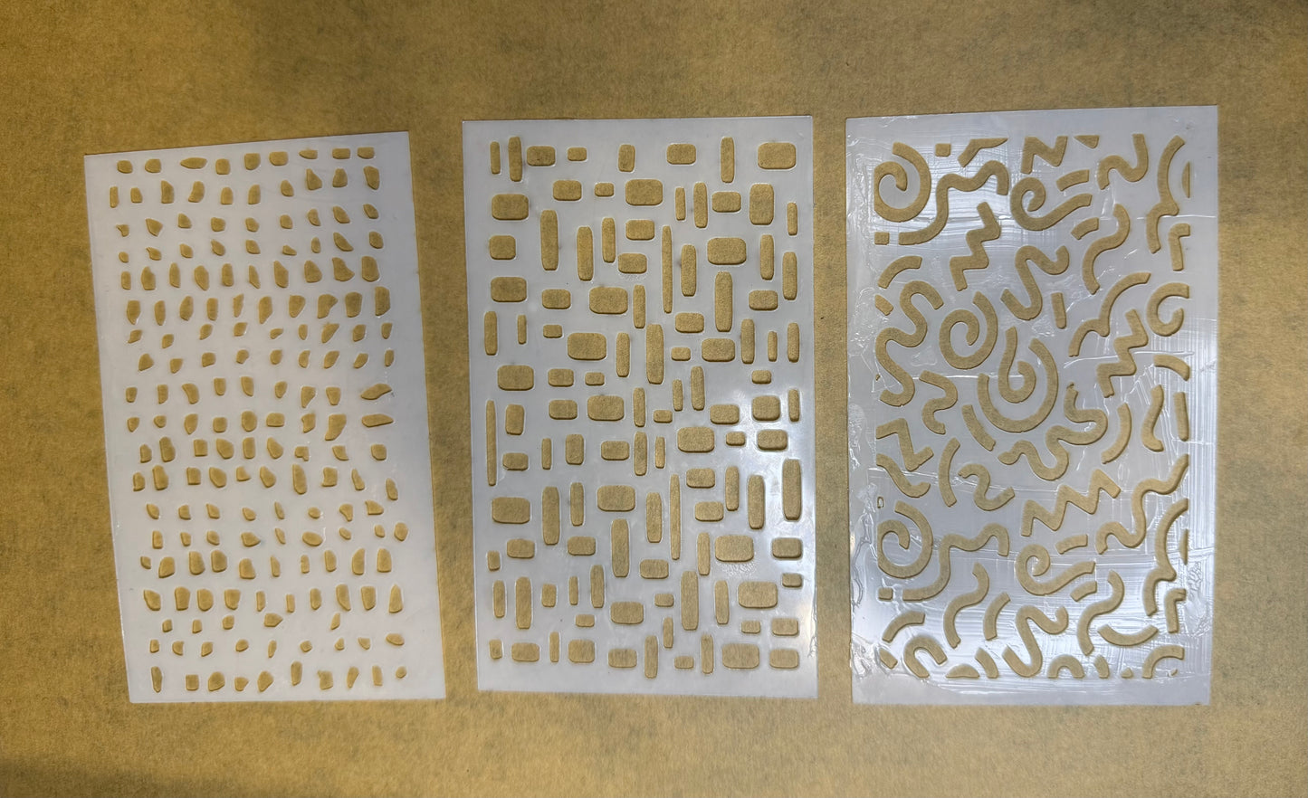 Sherika Stencils-small 3 pak