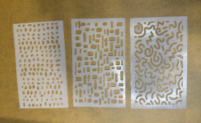 Sherika Stencils-small 3 pak