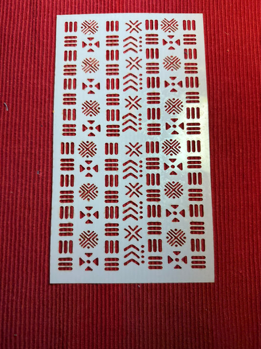Sherika Stencils- mudcloth # 2 design