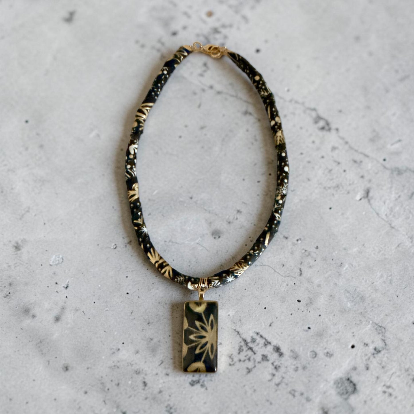 Designer Kit: Fabric Cord Pendant Necklace