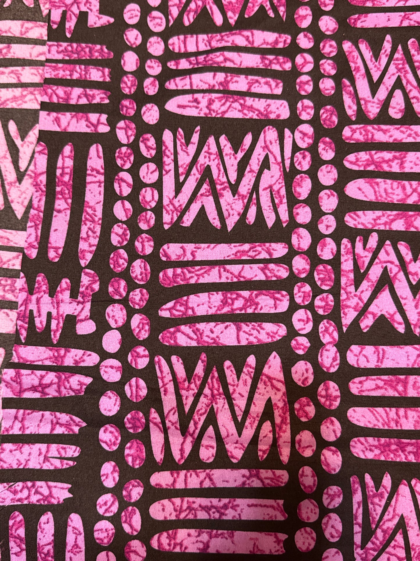 Purple/Black/ Ankara African Print￼fabric by the yard-1 yard Max
