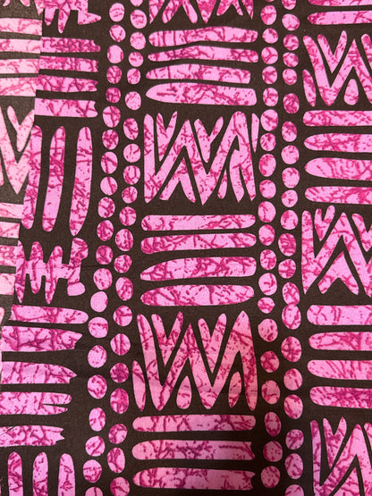 Purple/Black/ Ankara African Print￼fabric by the yard-1 yard Max