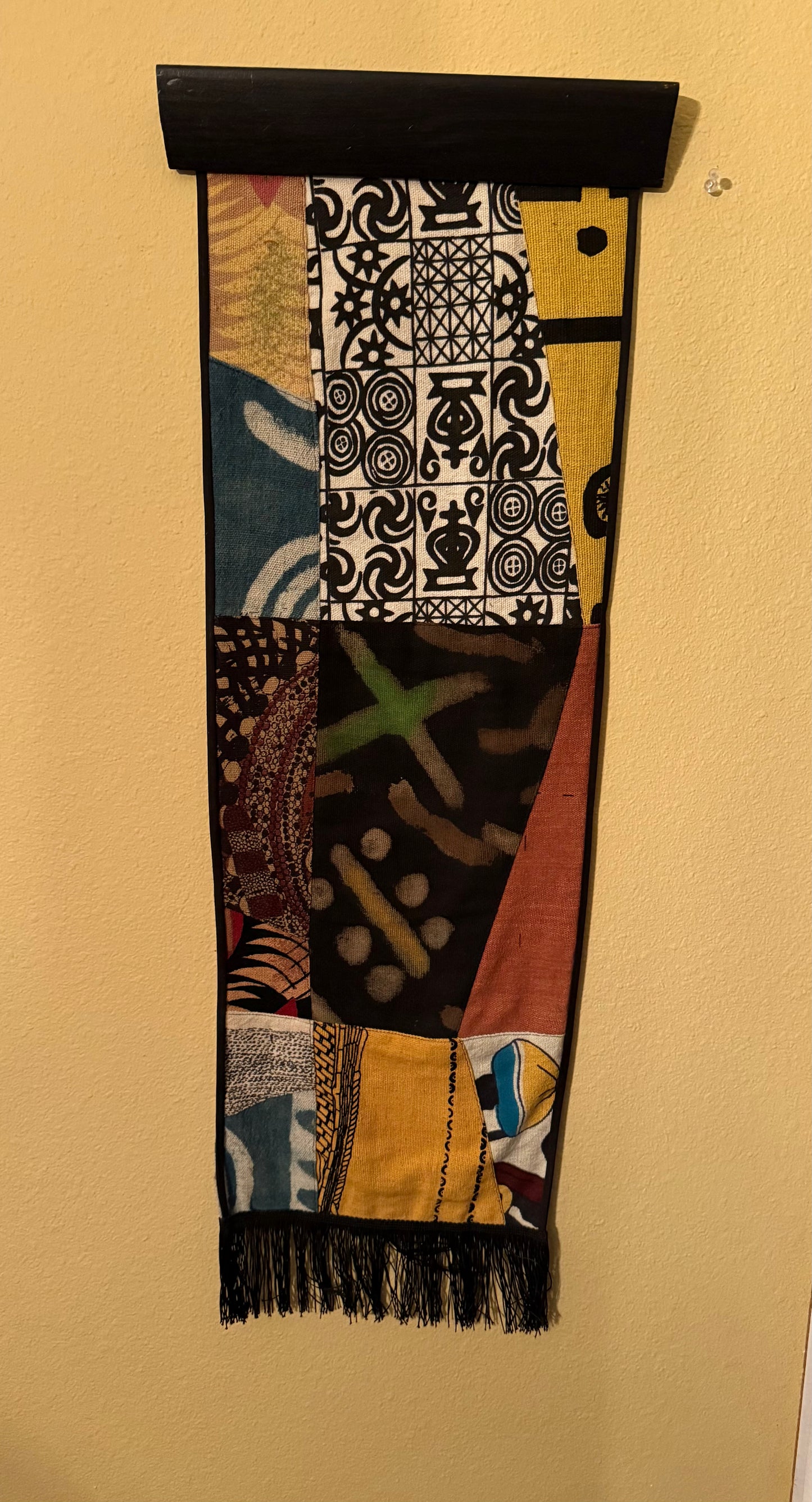 Mudcloth Patchwork Design Fabric-by the yard-limited supply- 1 yard max