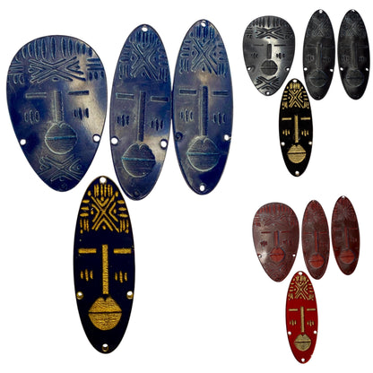 Designer Kit:  Mudcloth Mask Design Pin&Earring Set