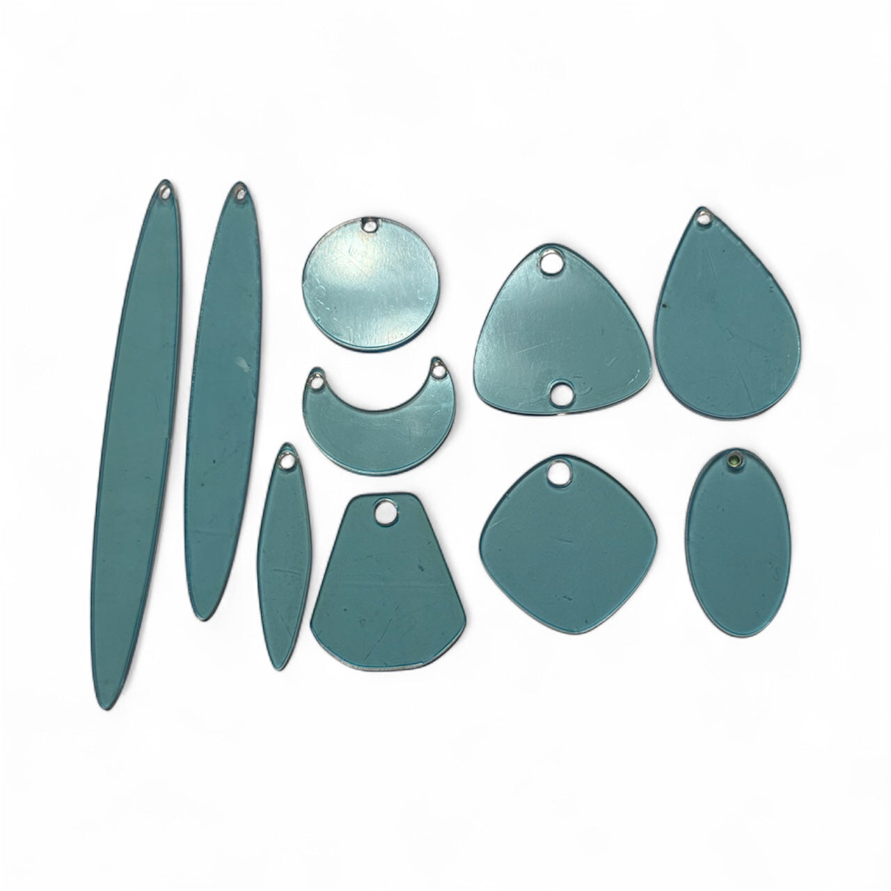 Acrylic Earring Shape Template Set — Large Edition (10 Pieces)