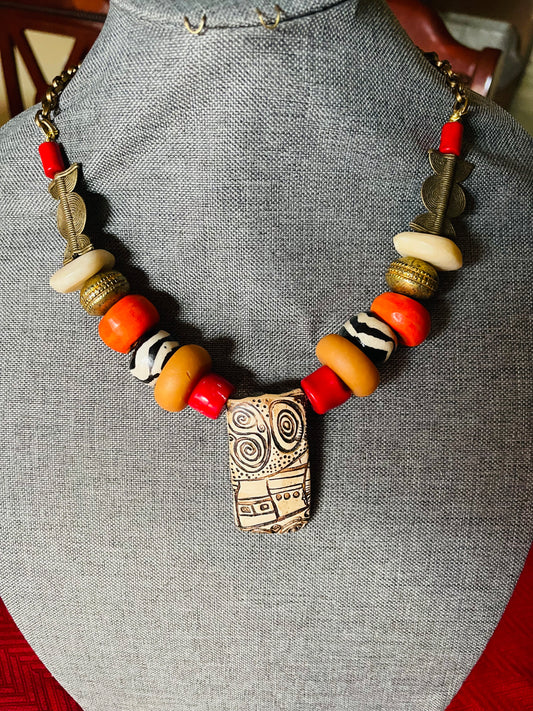 Afro Boho Necklace kit-only 1 available
