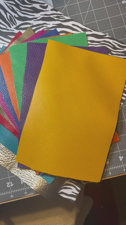 Leather Sheets for Jewelry-10 pieces, 9x6