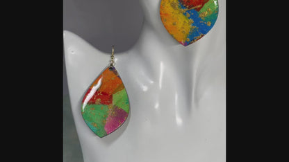 Happy Summer Colorful Earrings