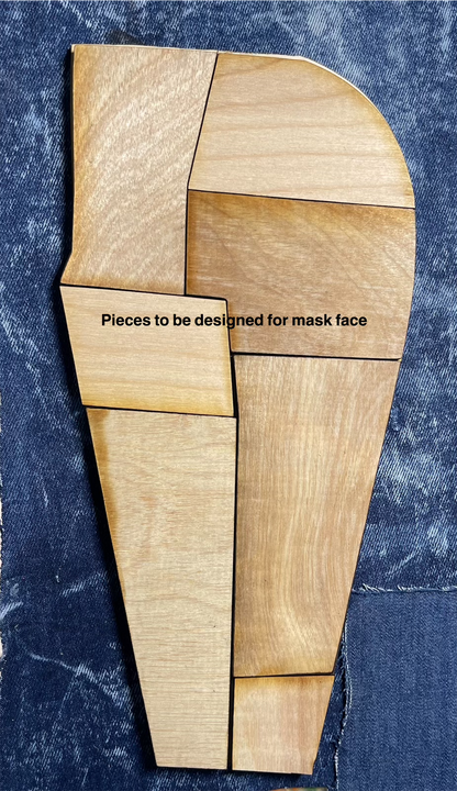 DIY Picasso Inspired Abstract  Mask-SVG Only