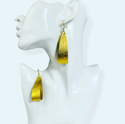 Teardrop hoop earrings - Goldilicious