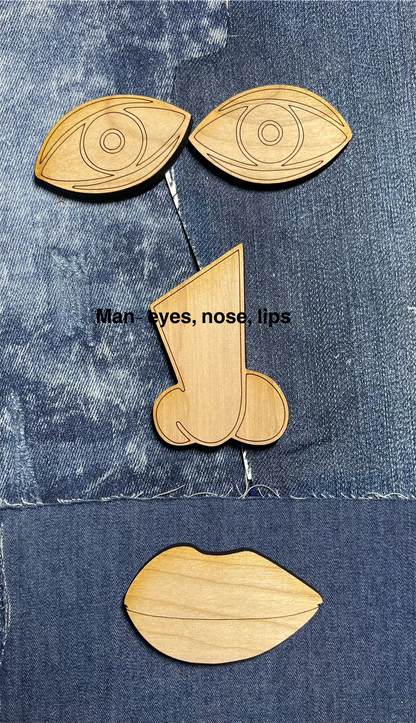 DIY Picasso Inspired Abstract  Mask-SVG Only