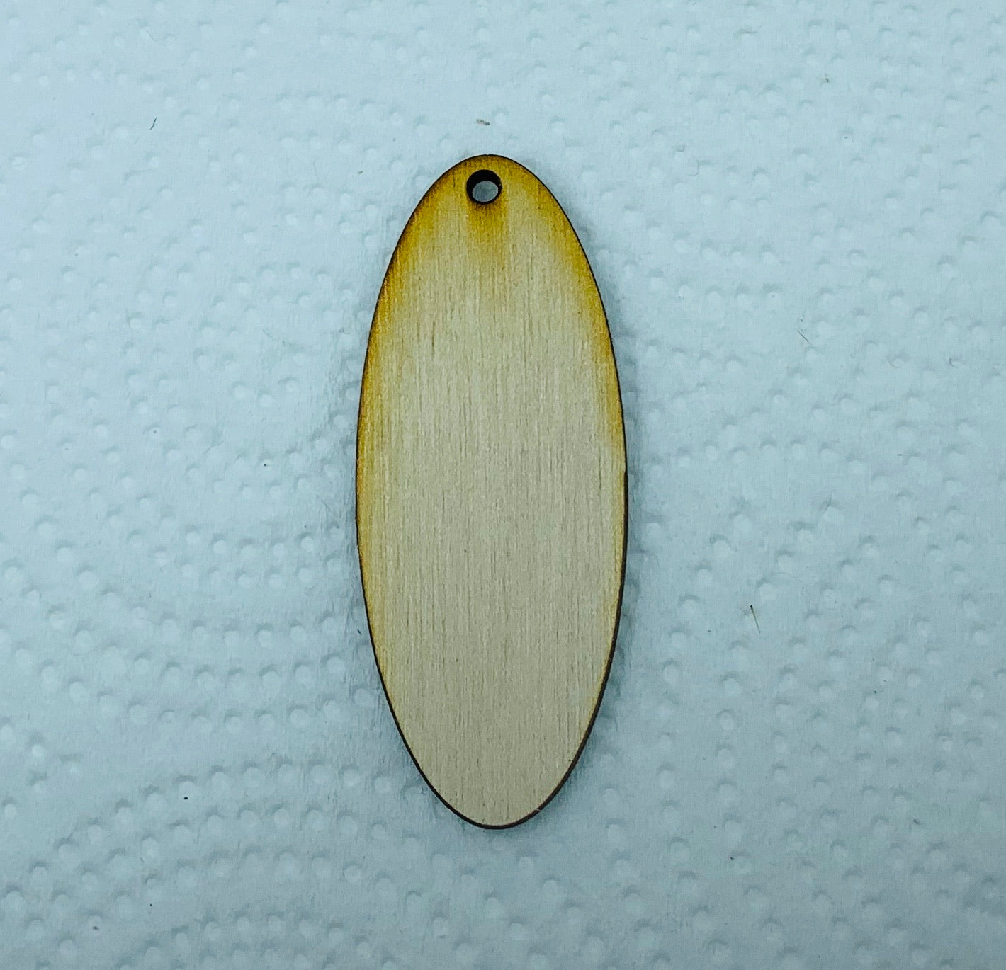 Wood earring blank laser cut shapes-Oval