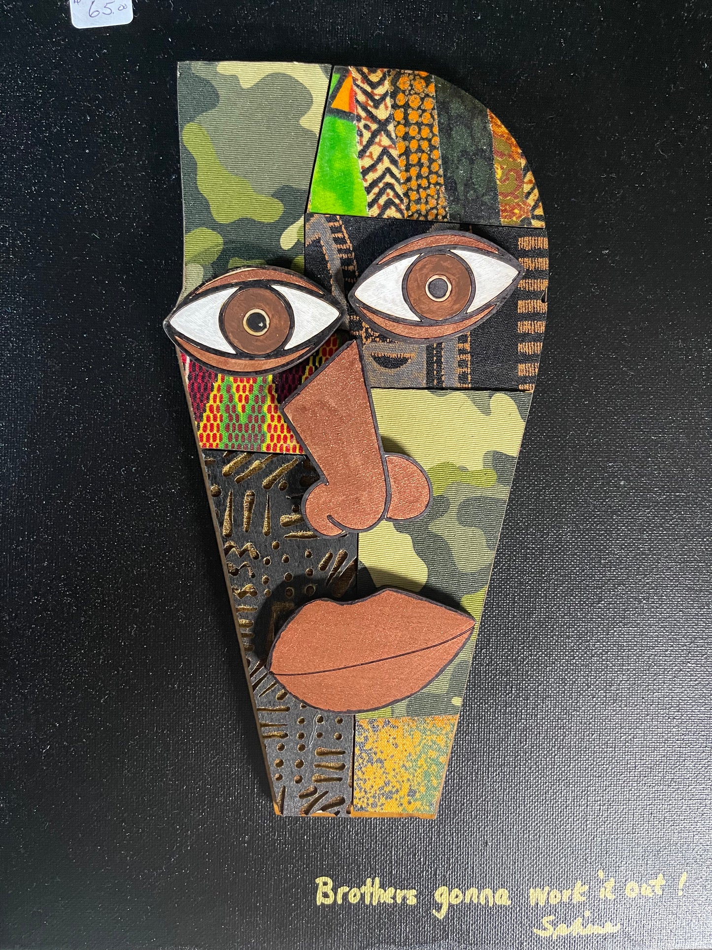 DIY Picasso Inspired Abstract Mask Kit-Man