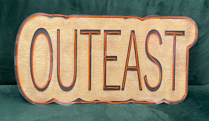Outeast Lighted Sign