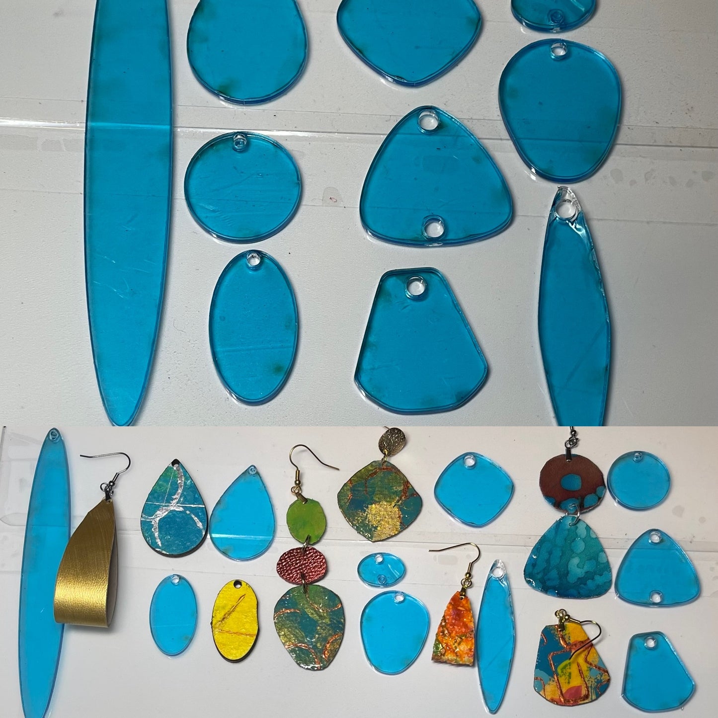 Acrylic Shape Templates -Small-for Earrings