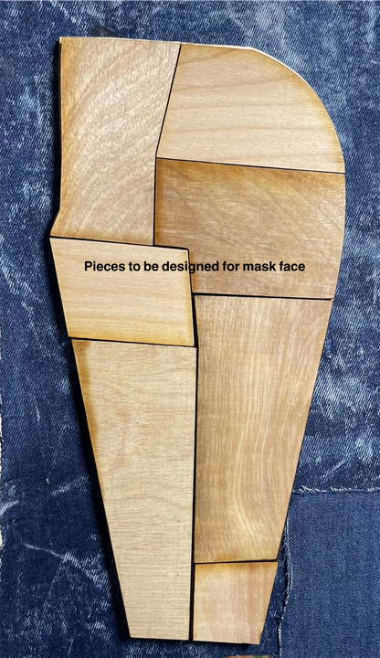 DIY Picasso Inspired Abstract Mask Kit-Woman