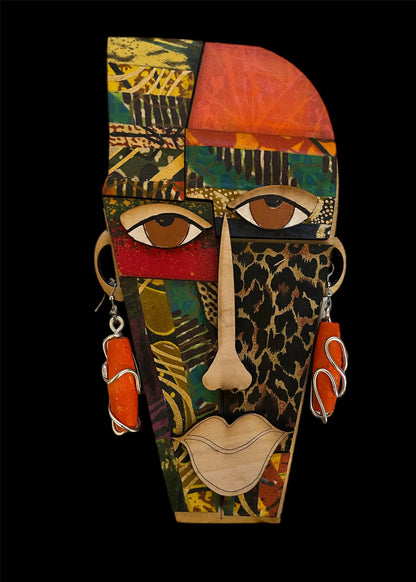 DIY Picasso Inspired Abstract Mask Kit-Woman