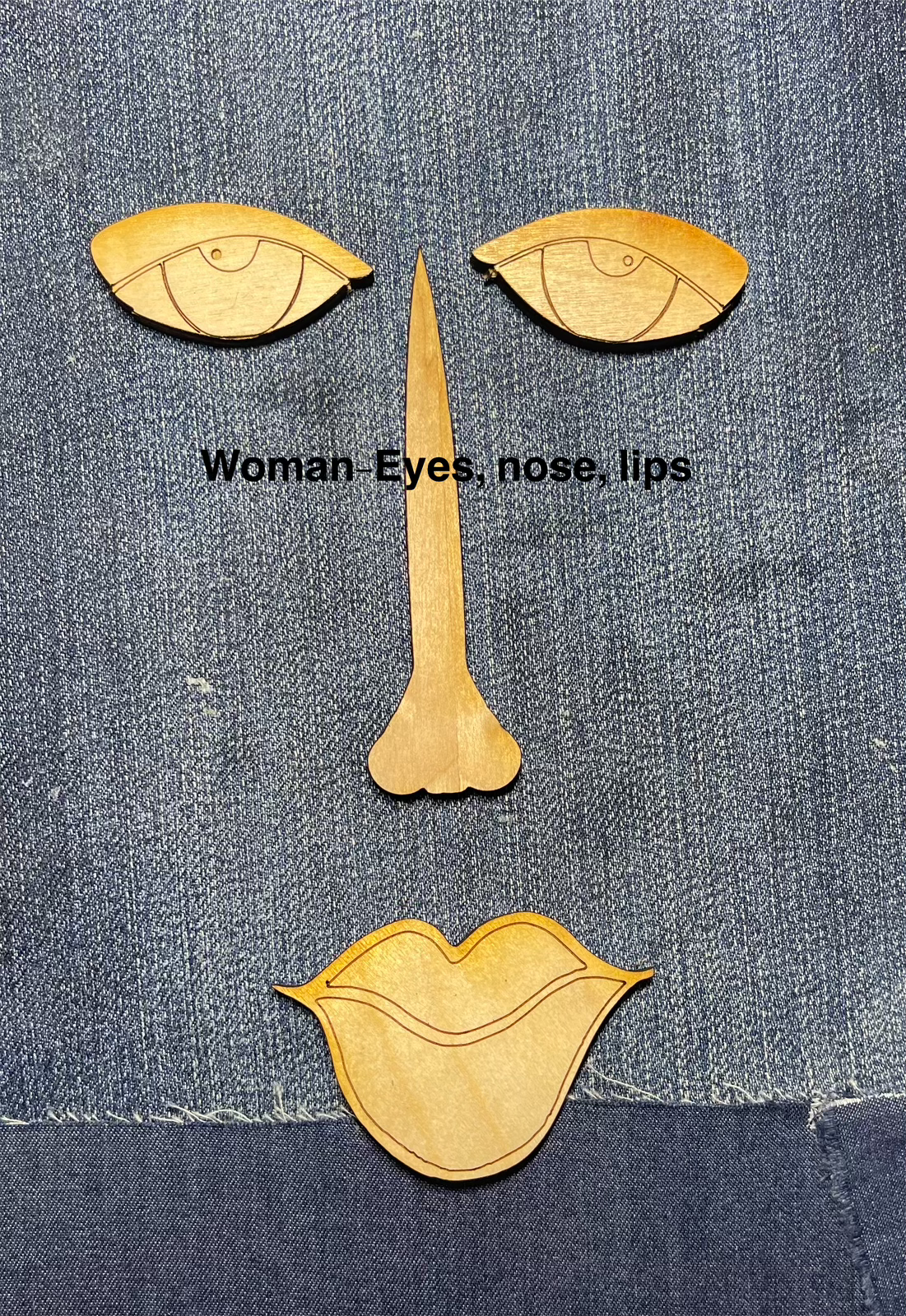 DIY Picasso Inspired Abstract Mask Kit-Woman