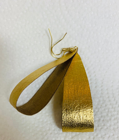 Teardrop hoop earrings - Goldilicious